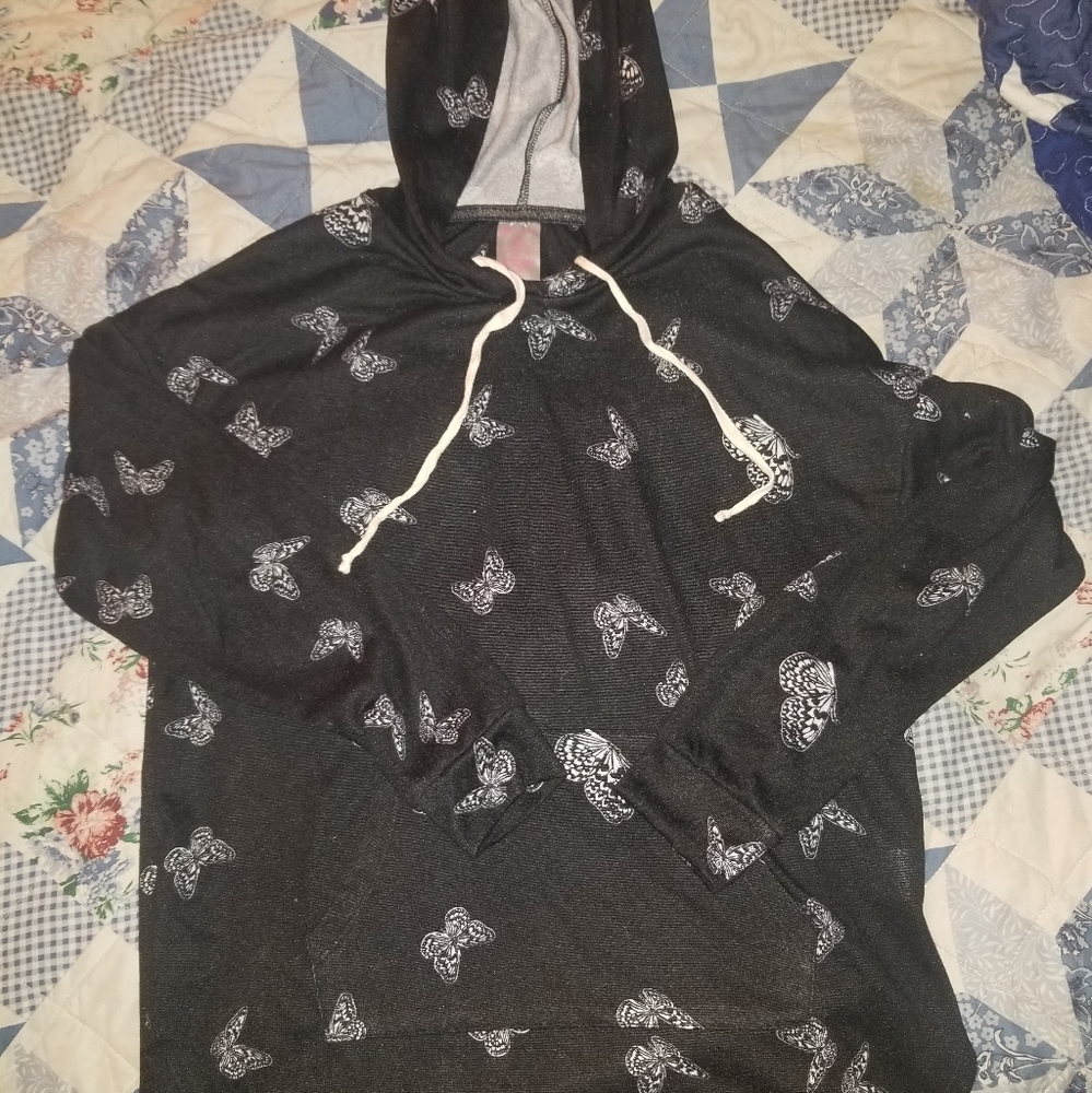 Women's Large Butterfly Hoodie shirt